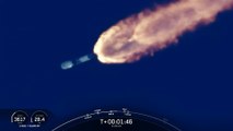SpaceX lança 46 satélites e pousa foguete no mar; confira