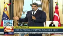 Pdte. Nicolás Maduro agradeció al exembajador de Türkiye por su gestión en Venezuela