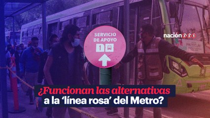 ¿Funcionan las alternativas a la ‘línea rosa’ del Metro?