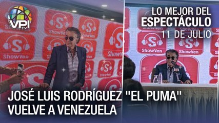 José Luis Rodríguez "El Puma" vuelve a Venezuela – Lo mejor del espectáculo