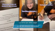 Madre cobra renta de 100 dólares a su hija de 18 años por vivir en su casa