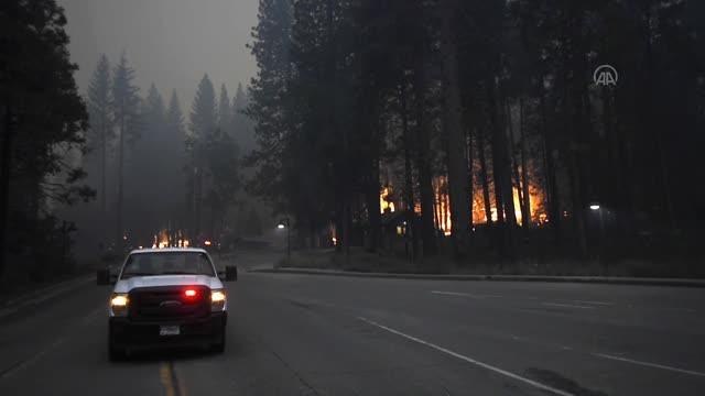 KALİFORNİYA - Yosemite Ulusal Parkı'nda yangın