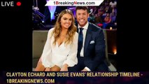 Clayton Echard and Susie Evans' Relationship Timeline - 1breakingnews.com