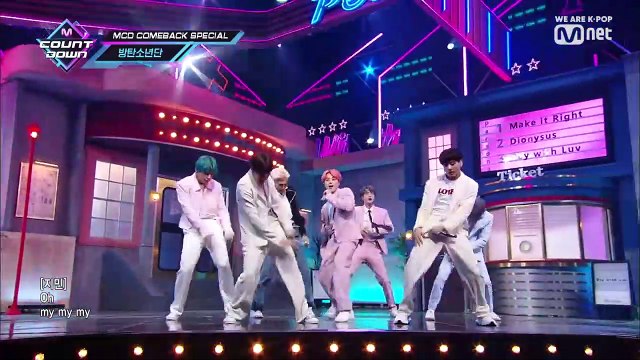 BTS - Boy With Luv- Comeback Special Stage - M COUNTDOWN 190418 EP.615- AR-BUZZ