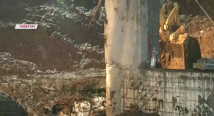 8 lalaki, nadaganan ng gumuhong pader sa construction site; 3 nailigtas | UB