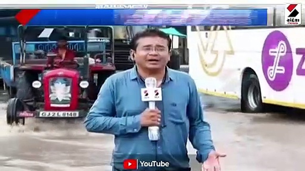 રાજકોટના અનેક વિસ્તારોમાં ભારે વરસાદ