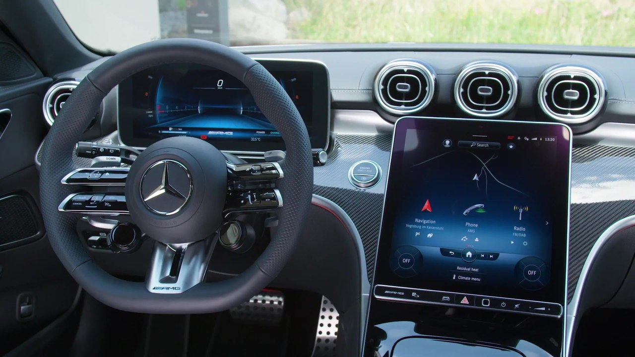 Der neue Mercedes-AMG C 43 4MATIC - Dreistufige AMG Parameterlenkung und serienmäßige Hinterachslenkung