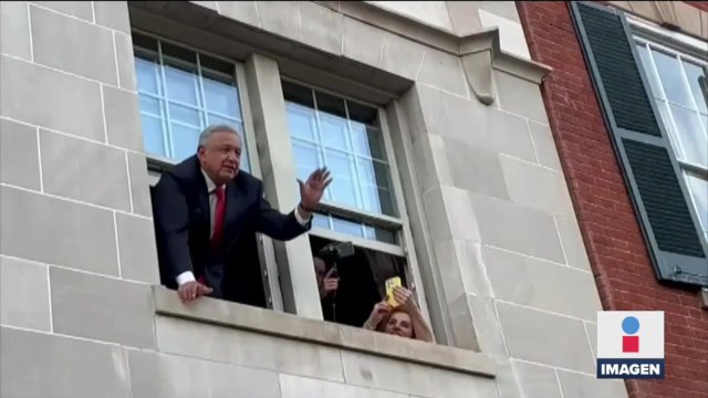 “Somos chingones, presidente!”: Así recibieron a López Obrador en Washington
