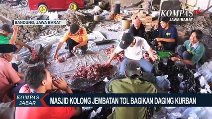 400 Paket Daging Kurban Dibagikan Ke Masyarakat Sekitar