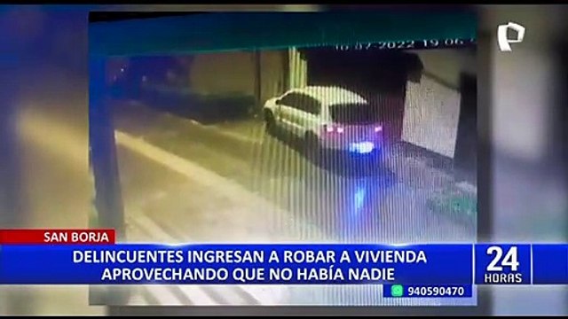 San Borja: delincuentes ingresan a vivienda y se llevan todo a metros de caseta de Serenazgo