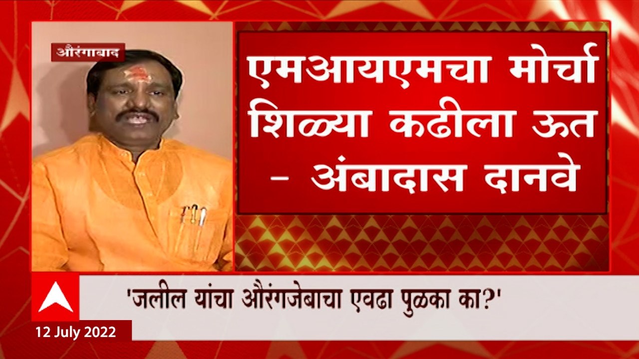 Ambadas Danve : इम्तियाज जलील यांना औरंगजेबाचा...