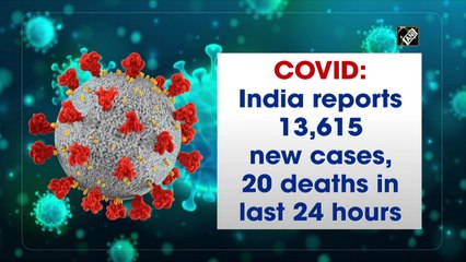 COVID: India reports 13,615 new cases, 20 deaths in last 24 hours