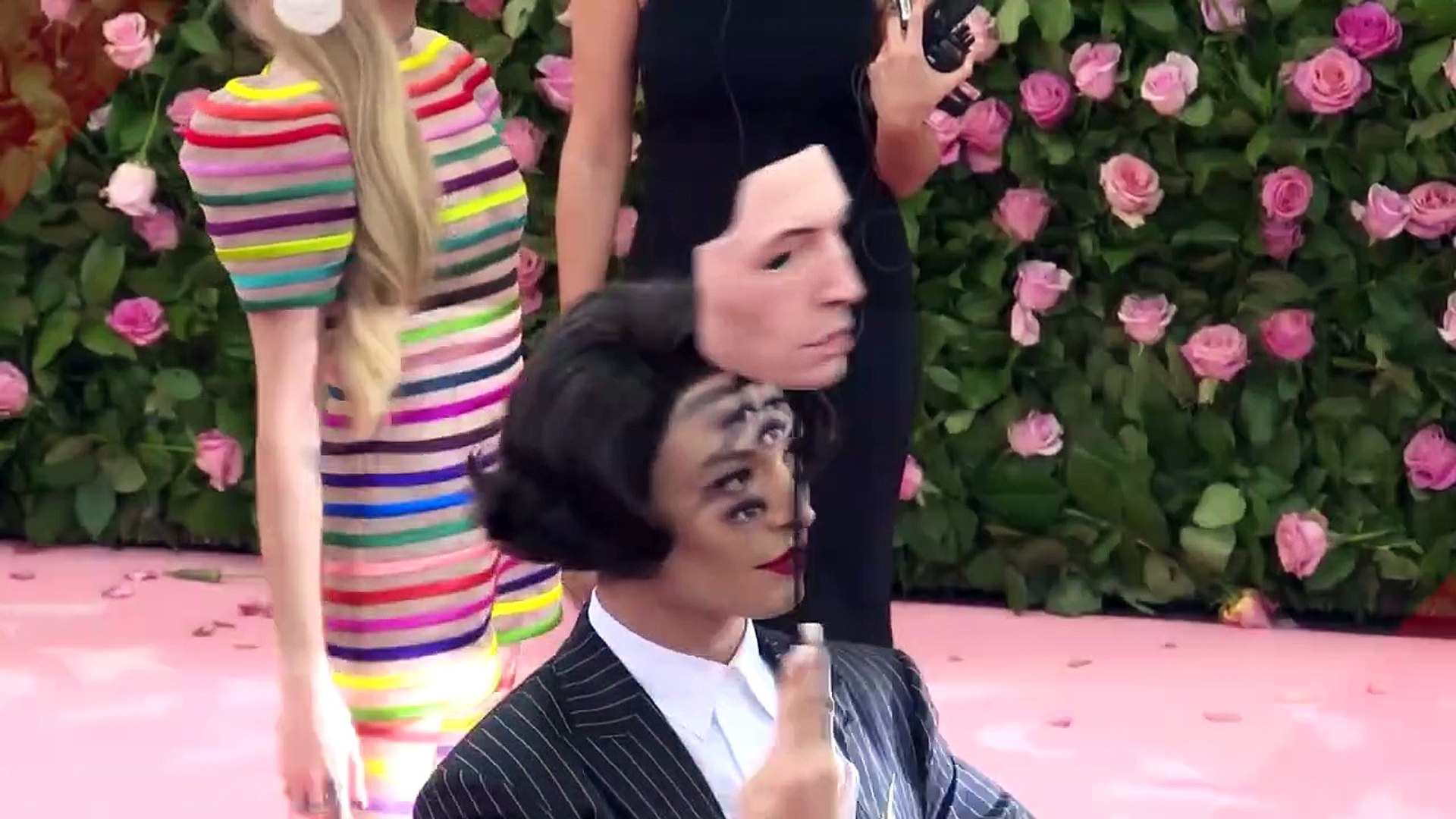 ⁣Celebrities Making A Statement With Optical Illusion Fashion