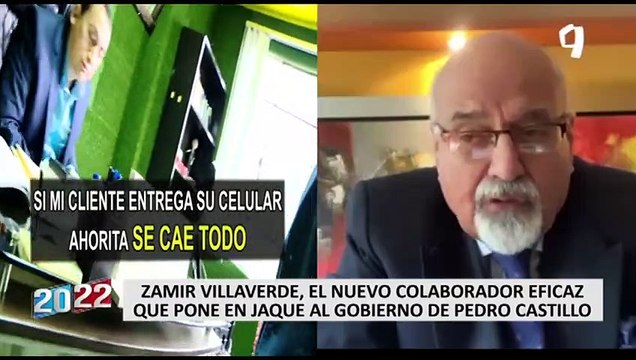Zamir Villaverde tendría pruebas que pondrían en jaque el Gobierno de Pedro Castillo
