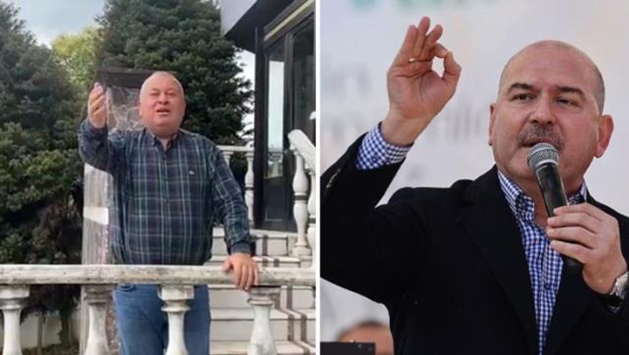 Cemal Enginyurt, evinin balkonuna çıkıp Bakan Soylu'ya seslendi: Erdoğan senin gibiler yüzünden kaybediyor