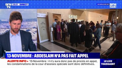 Download Video: Procès des attentats du 13-Novembre: les 14 accusés, dont Salah Abdeslam, n'ont pas fait appel