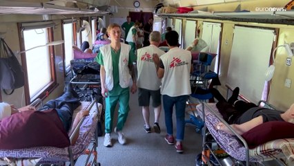 Украина: госпиталь на рельсах