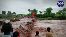 नर्मदापुरम के बनखेड़ी में नदी में बहा युवक:ओलनदी पर पुल पार करते समय बहा, तैरकर बचाई जान, बाइक बही