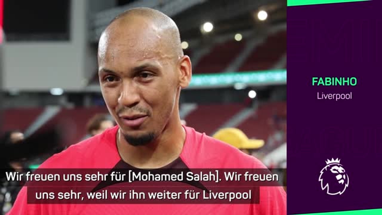 Fabinho schwärmt von salah: eine vereinslegende