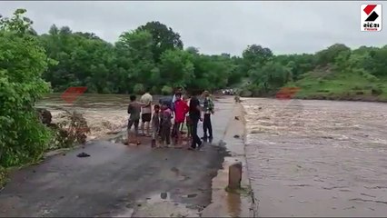 સાવલીમાં સદાપુરા-ધનતેજને જોડતા કોઝવે પર પાણી