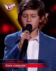 Un niño canta en 'La Voz Kids'