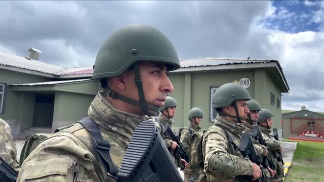 ARDAHAN/KARS - Hudut kartalları Gürcistan ve Ermenistan sınırında nöbette