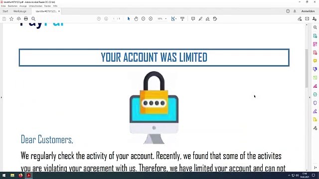 Phishing auf PayPal