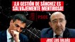 El exsocialista José Luis Balbás amarga el futuro a Pedro Sánchez: ¡Su gestión es salvajemente mentirosa!