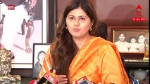 Pankaja Munde Full PC : OBC आरक्षण जाहीर निवडणुकांना पण मिळावं, नाहीतर हा समान न्याय नाही