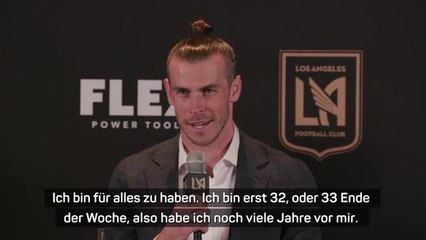 Rentenliga MLS? Bale: "Habe viele Jahre vor mir"