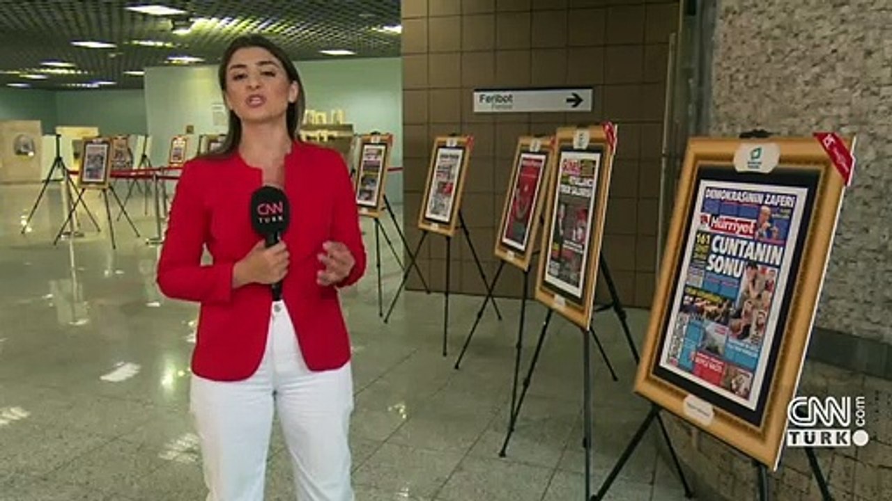 15 Temmuz manşetleri Yenikapı'da! Onlarca gazete manşeti o anlara ışık tutuyor