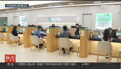 금리 뛰자 신용대출부터 위축…은행들은 '생색내기'