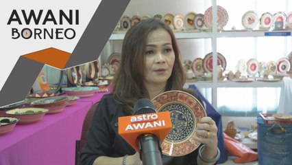 Seni Kraf | Pinggan seramik Puak Kumbu tarik hati pelanggan