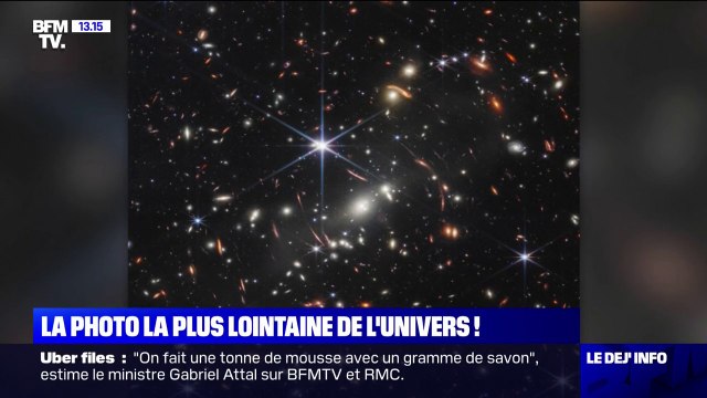 Le télescope spatial James Webb dévoile l'image la plus profonde de l'univers