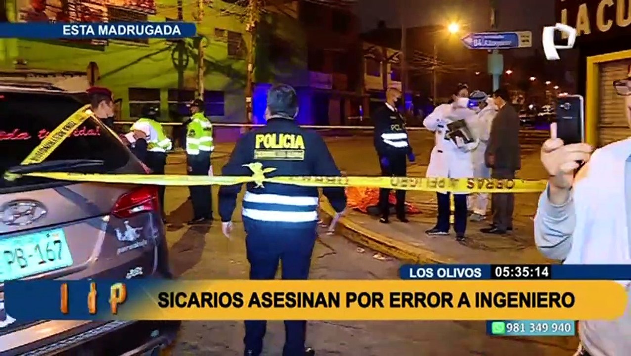 Los Olivos: joven ingeniero muere tras ser impactado por bala perdida en manos de sicarios