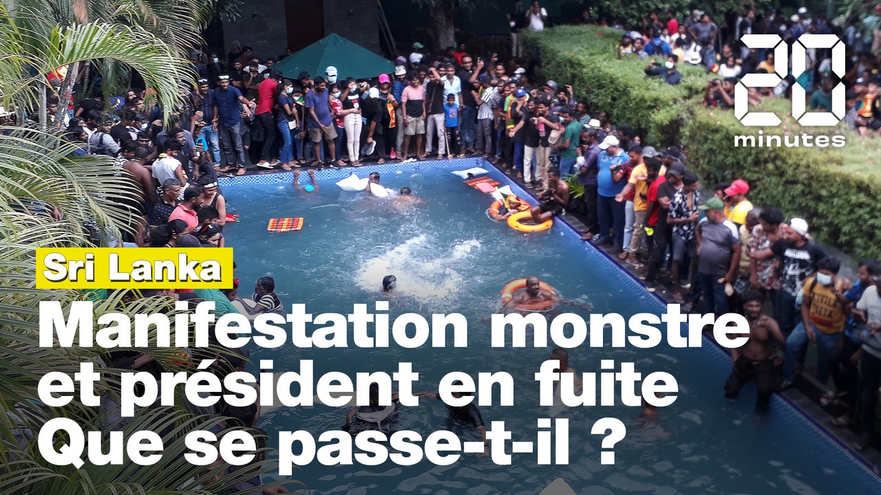 Sri Lanka : manifestation monstre et président en fuite, que se passe-t-il ?
