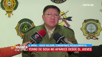 Comandante de la Policía indica que yerno de Sosa aún sigue siendo buscado