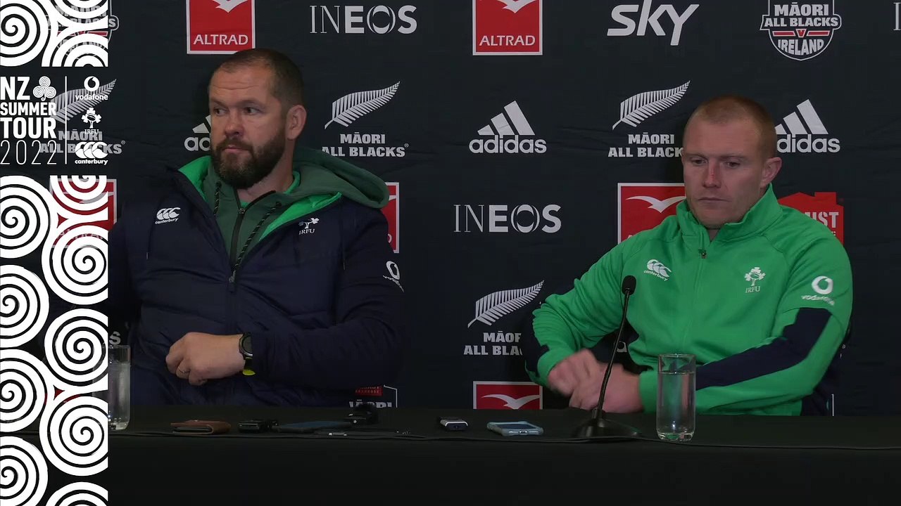 Andy Farrell And Keith Earls Press Conference