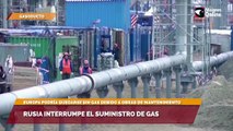 Rusia interrumpe el suministro de gas