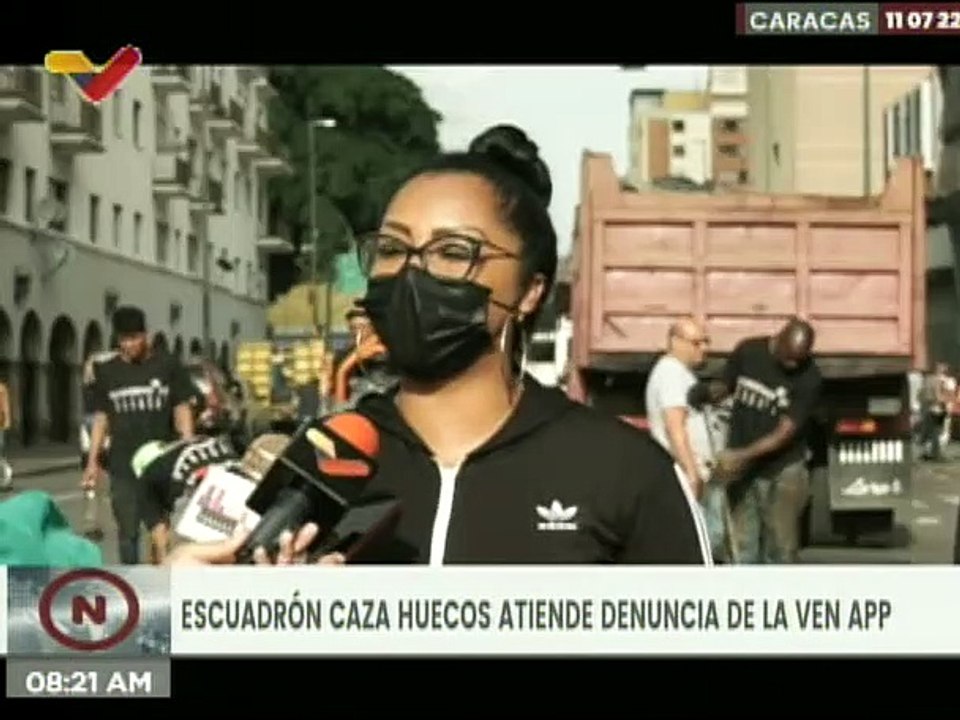 Plan de Asfaltado desplegado en vías caraqueñas coloca 7 mil 700 toneladas