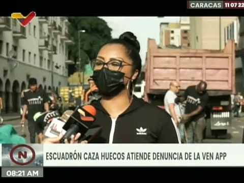 Plan de Asfaltado desplegado en vías caraqueñas coloca 7 mil 700 toneladas