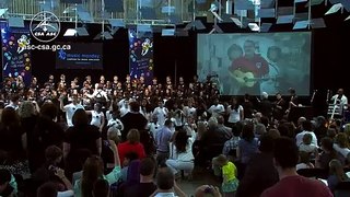 Chris Hadfield and students from coast-to-coast fill the sky with music (excerpt)