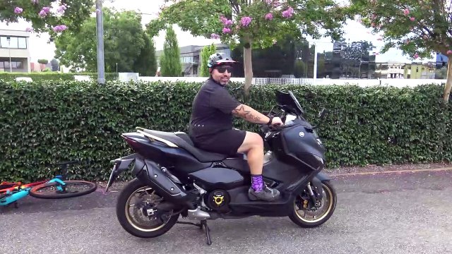 T MAX 560 TECH MAX 2022 ORIGINAL ALARM CLUTCH AND VARIATOR MALOSSI EQUIPPED WORKING FAST