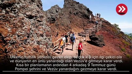 Selfie çekerken yanardağa düşen turist! Arkadaşları bakakaldı