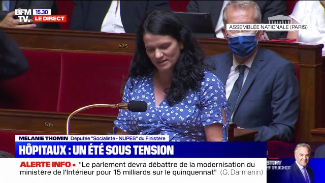 Mélanie Thomin (Nupes) interpelle Élisabeth Borne: Vos recommandations ne répondent pas à la crise des services d'urgences