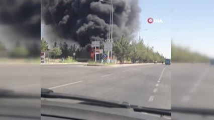 Diyarbakır'da belediye otobüsü yanarak kül oldu