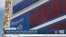 Arizona gas prices under $5