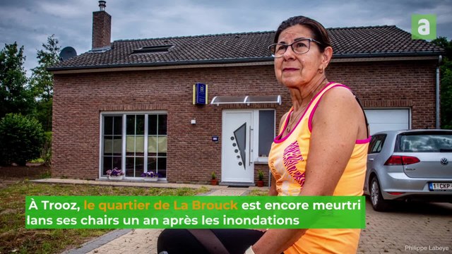 Les inondations à Trooz, un an après