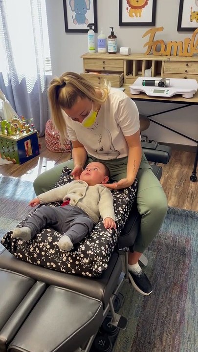 Gentle Neck Adjustment for This Little One