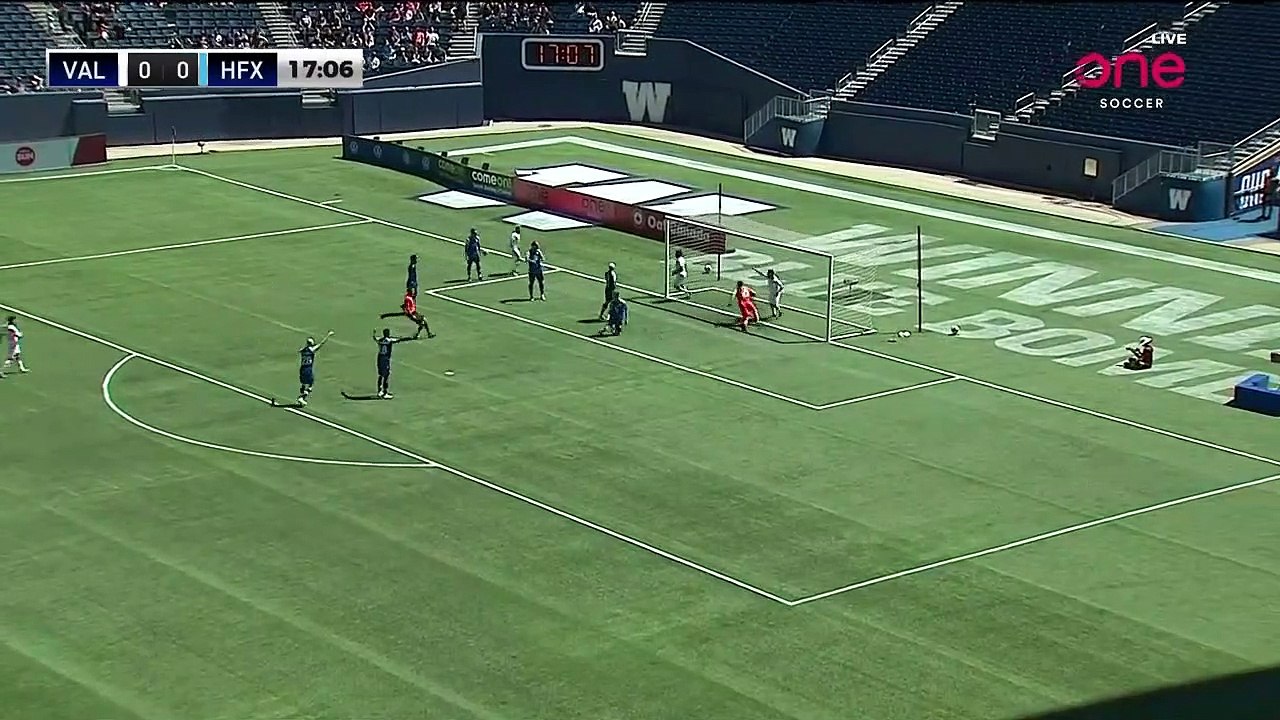 Il empêche son équipe de marquer en stoppant un ballon sur la ligne de but adverse